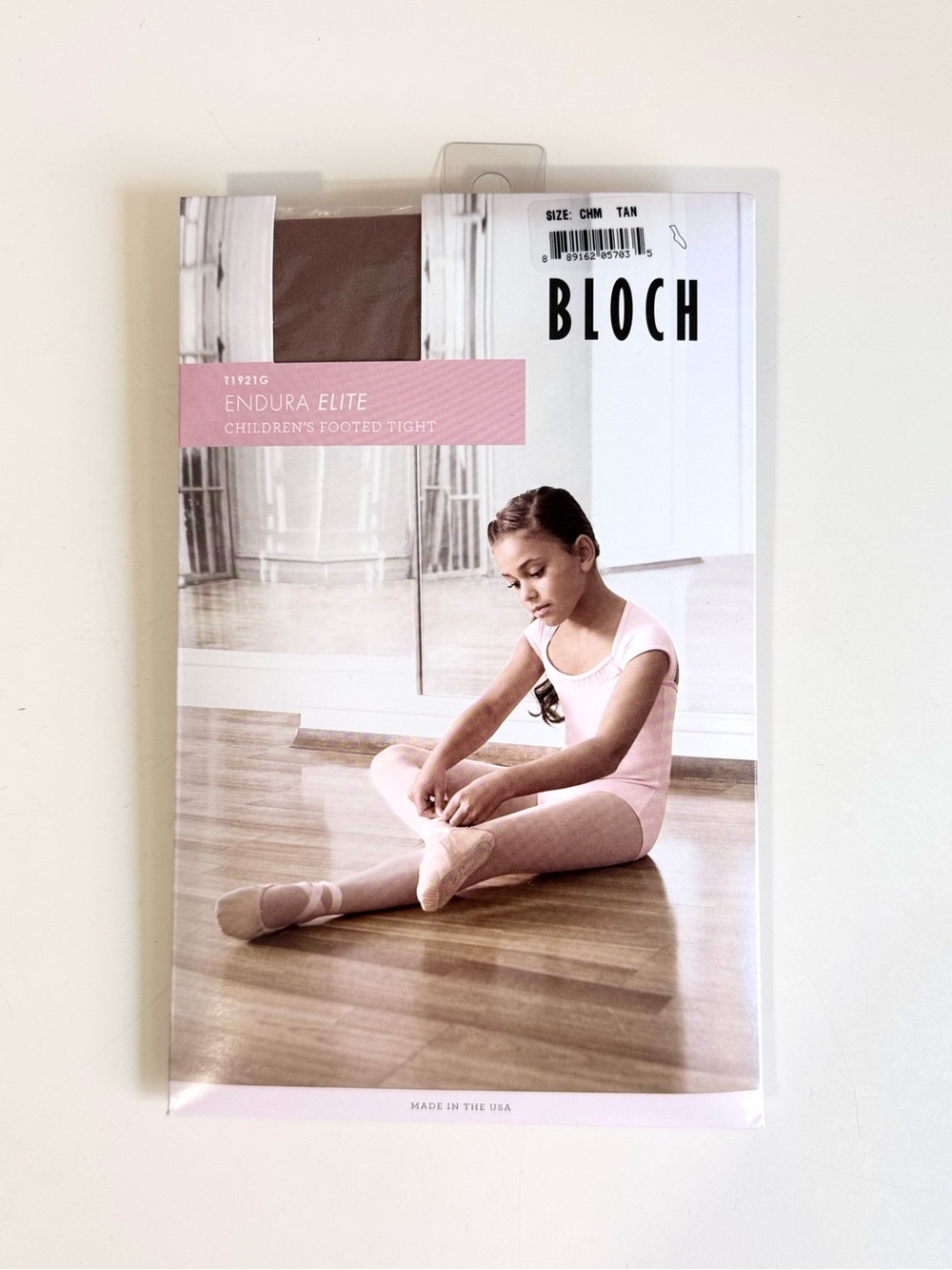 Bloch Children's Endura Elite Footed Tight ~ Tan ~ Size MEDIUM